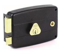 Serrure monopoint en applique horizontale à fouillot 50mm gauche - CISA - 3005016000 Noir G