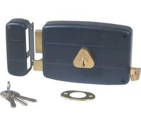 Serrure monopoint en applique horizontale à tirage 40 mm gauche CISA 501210-01-2A