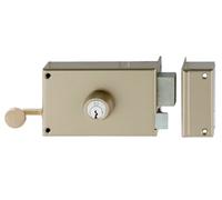 Serrure monopoint en applique MX4500 5 goupilles 5G horizontale tirage C45 droite - - MX-4553-5G-1