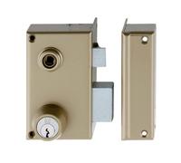 Serrure monopoint en applique MX4500 5G verticale fouillot C45 droite - HERACLES - MX-4551-5G-1