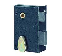 Serrure monopoint en applique pêne dormant demi-tour clé à chiffres vertical à fouillot droite JPM 147000-02-1Y