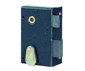 Serrure monopoint en applique pêne dormant demi-tour hiffres vertical à fouillot droite JPM 147000-02-1Y