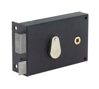 Serrure monopoint - JPM - 114000-01-2Y - Cylindre demi 40 mm gauche - Coffre acier 140x88 mm - Usage intensif intérieur