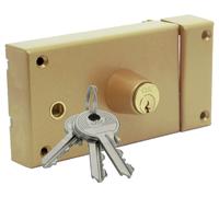 Serrure monopoint ZENITH 542 horizontal fouillot cylindre de 45mm droite - ISEO - 25030451.5 Noir G