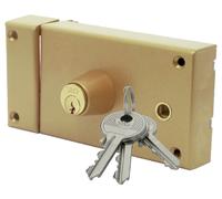 Serrure ZENITH 542 horizontal fouillot cylindre de 45 gauche - ISEO - 25030455.5