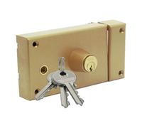 Serrure monopoint ZENITH 542 horizontal fouillot cylindre de 45mm droite - ISEO - 25030451.5 Noir G