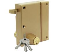 Serrure monopoint ZENITH 571 vertical tirage cylindre de 45mm droite - ISEO - 25080451.5 Noir G