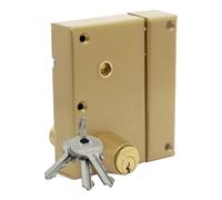 Serrure monopoint ZENITH 572 vertical fouillot cylindre de 40mm droite - ISEO - 25090401.5 Noir G