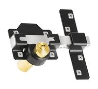 Serrure Mortrise, serrure à longue portée pour portail en bois, double verrouillage, 5 clés (70mm)