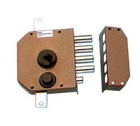 Serrure - MOTTURA - 30.630/30.632 - 3 points - A2P* - En applique marron