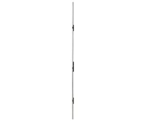 Serrure multipoint à larder ISEO Performa - Têtière plate 2300x24x3 mm Acier INOX - Entraxe 92 mm - Axe 35 mm - 7232013028
