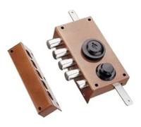 Serrure multipoints en applique 30.436 coloris marron A2P* gauche - - 30436VD50XHAFS