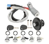Serrure Neiman Direction Ensemble Cylindre Verrouillage Commutateur D'allumage Avec 2 Clés Compatible Avec Peugeot Pour Partner 2002-2008 OE 4162AP 4162CF Contact Antivol Direction