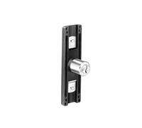 Serrure noire CIL. NIK. D20 L20 mm Article 2171NE