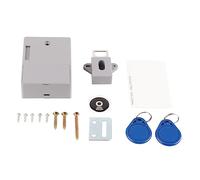 Serrure numérique à batterie RFID pour tiroir d'armoire, système d'entrée sans fil, installation sans trou pour portes et armoires en bois, contrôle d'accès par carte RFID en