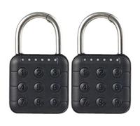 Serrure numérique, cadenas à combinaison à bouton-poussoir, code de mot de passe à 6 chiffres, cadenas à combinaison portable, cadenas à combinaison à bouton réinitialisable extérieur for valise/10784