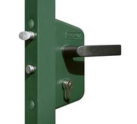 Serrure Nylon Verte/Tube 40Mm, Entr. 60Mm Fix./Vis