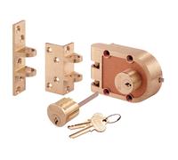 Serrure p ne dormant double cylindre en bronze Segal SE 19361 (paquet individuel)