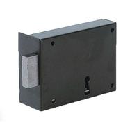 Serrure pêne dormant noir 110mm Gauche JPM 105000 01 21 Neuf