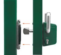 Serrure portail coulissant Inox LOCINOX profil 60 - LSKZ6060 U2L