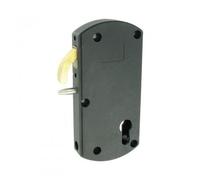 Serrure Portail En Applique À Mentonnet - Polyamide Noir - Modulox Gb Tirard Multicolore