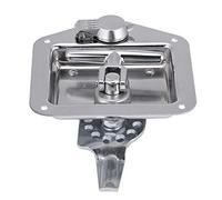 Serrure Porte Camion, Qiilu T Forme Poignée Serrure Outils En Acier Inoxydable Pliant T-Poignée Latch Pliant Boîte Clés Kit pour Camion Remorque Car Camp