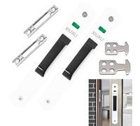 Serrure Porte Coulissante, Verrou de Porte, Verrou Baie Coulissante, Crochet de Fenêtre Verrou de Verrouillage Simple Face Pour Portes Mobiles, Fenêtres, Portes Coulissantes en Verre (2PCS 28MM white)