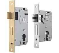 Serrure Porte Door Lock Case Reversible Indoor Room Wooden, Bedroom Size 50, Body(A)
