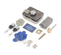 Serrure Porte Interieure, Verrou électronique sans clé pour porte - Serrure connectée avec 2 télécommandes, haute sécurité et installation facile - Idéal maison, bureau et portillon extérieur