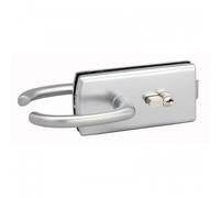 Serrure porte verre - cylindre - béquille - chromé brillant Lagune 4300 ASSA ABLOY
