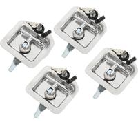 Serrure pour boîte à outils, design poignée en T, résistante aux intempéries, 4 pièces