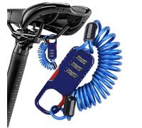 Serrure pour casque de moto, serrure de câble pour casque de moto | Cadenas à combinaison à 3 chiffres pour poussette | Serrure rétractable antivol, chaîne de verrouillage portable pour m
