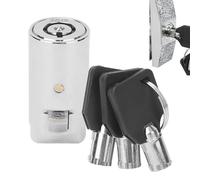 Serrure pour distributeur automatique, cylindre de coffre-fort, serrure tubulaire haute sécurité avec construction solide, accessoire industriel de 17,8 x 10,2 cm, style moderne, équipement de