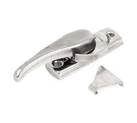 Serrure pour fenêtre à guillotine, Verrou à crémone Crescent Sash Lock à ressort for porte coulissante rotative à 180 degrés, ouverture à droite