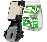 Serrure pour la Porte du Lave Linge 3 Contacts DM569 T85 avec Code Original 461971422661 480111104819 481251319179 C00312124 pour Whirlpool - MADE IN ITALY - Garantie de 5 Ans - ONIX TECH