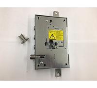 Serrure pour porte blindée Sécuremme série 25 avec cœur à cylindre européen entrée clé et poignée 63 mm gauche à pousser 3 chaînes D18 entraxe 37 mm