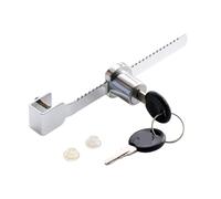 Serrure pour porte vitrée Serrure d'armoire en verre | Serrure à cliquet avec 2 clés for vitrines coulissantes en verre