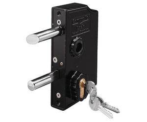 Serrure pour portillon battant à pênes ronds 60 mm COMUNELLO 73-60