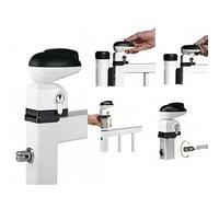 Serrure pour portillon de piscine TWIST40 pour profils de 40mm - LOCINOX