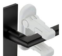 Serrure pour pour poignée de porte, porte de protection des doigts pour - adhésif pour protéger les bébés, la sangle adhésive pour chat maintient le bébé hors de la