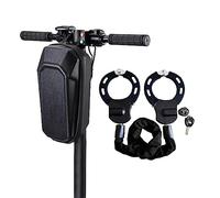 Serrure pour scooter électrique et scooter - Manchon de verrouillage en caoutchouc contre les rayures - Avec sac de suspension portable étanche - Serrure à menottes pour scooter électrique et antivol