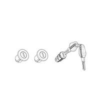 Serrure Pour Top Case SHAD Coffre Moto Set 3 Pièces Serrure Clés