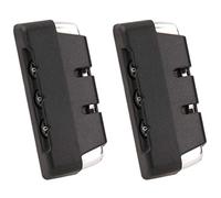 serrure pour valise, Ensemble d'une paire de serrures à mot de passe noires de Type S015#(DL), for valises/serrures à bagages for valise, boîte à tige de traction, boîte de coffre, bricolage