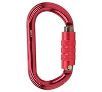 Serrure Principale symétrique d'escalade en Plein air, Type O, Verrouillage Automatique, Boucle de sécurité, Mousqueton d'alpinisme, fabriqué en Aluminium 7075 d'aviation, léger