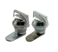 Serrure quart de tour MS602 for panneau électrique d'armoire, bouton-poussoir, porte à came de Compression, 1 pièce(MS402-2 half zinc)