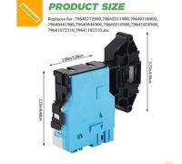 Serrure sécurité pour porte machine à laver 110V installation pour facile | Compatible 110VAC, modèle WH01X28354, remplacement direct pour haier, installation outil, fonctionnement silencieux