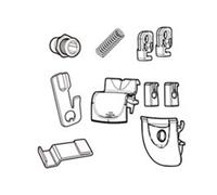 SERRURE SHAD Pour Coffre/Bailette Moto Kit Mécanisme SERRURE SH39