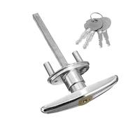 Serrure supérieure de camion - de zinc robuste, mécanisme de poignée en T réglable, sécurité fiable du véhicule, kit de remplacement de serrure | Pour les granges, arrière-cour, maison de jeux