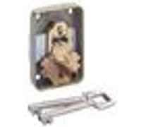 Serrure sureté à 3 gorges 224 sur plaque 50/25 gauche - VACHETTE - 11551000 Noir G