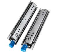 Serrure télescopique à rail coulissant à roulement à billes entièrement extensible à trois volets(350mm/14inch)